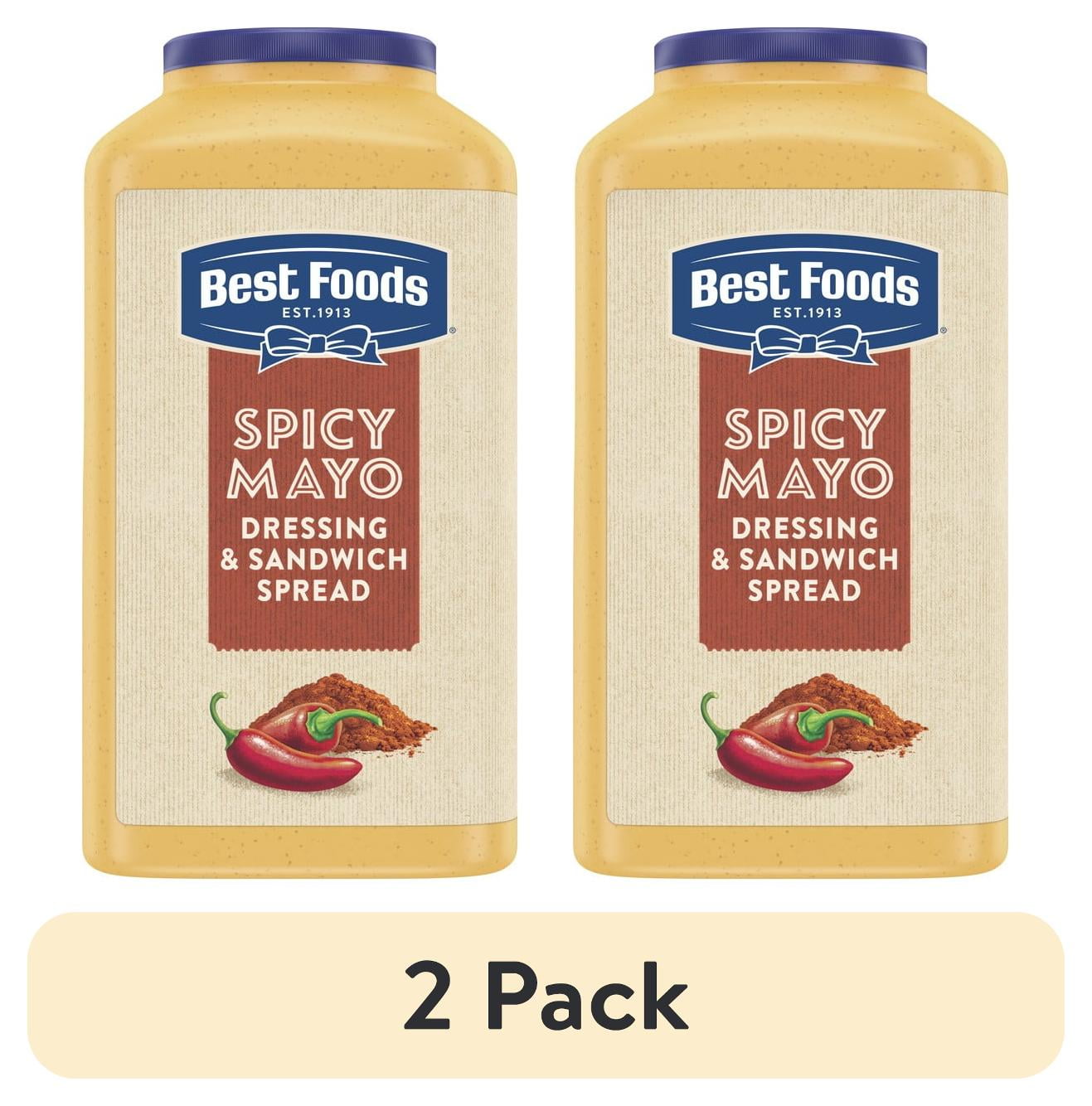 (2 pack) Best Foods Spicy Mayo 1 Gallon, pack of 2
