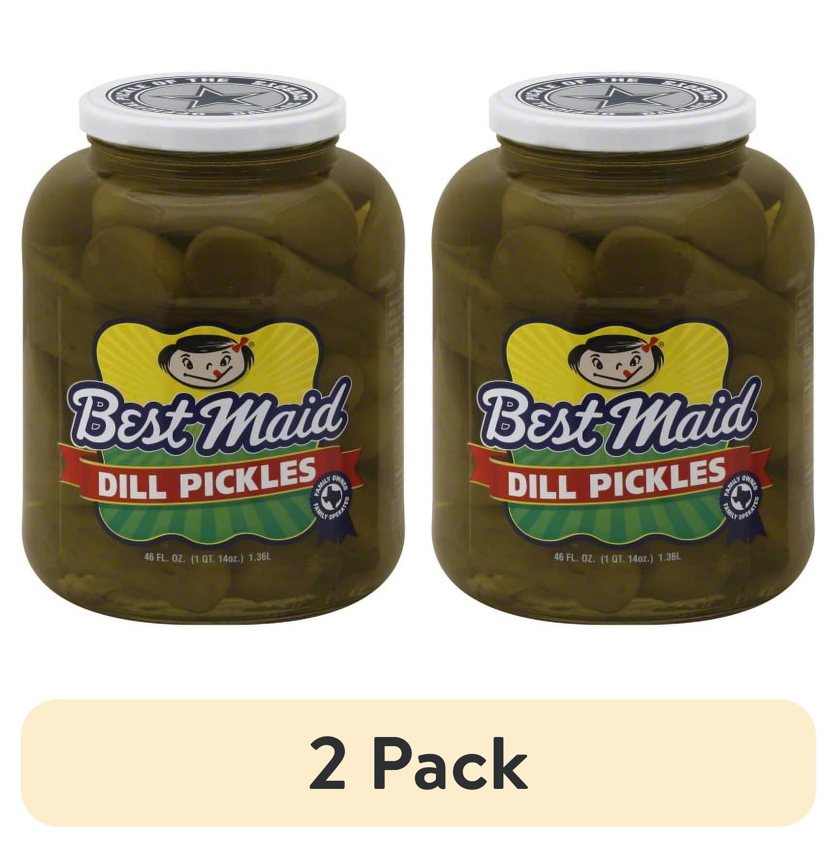 (2 pack) Best Maid Dill Pickles, 46 Fl Oz Jar