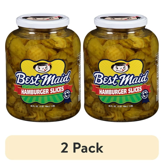 (2 pack) Best Maid Hamburger Slices, 46 fl oz