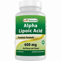 (2 pack) Best Naturals Alpha Lipoic Acid 600 mg 60 Capsules with Antioxidant