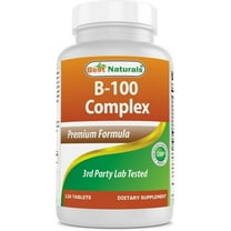 (2 pack) Best Naturals B-100 Complex 120 Tablets (Time Released) - 120 Count