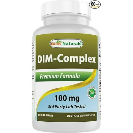 (2 pack) Best Naturals DIM Complex 100 mg 60 Capsules