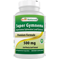 (2 pack) Best Naturals Gymnema Sylvestre Leaf Extract 500 mg 120 Vegetarian Capsules