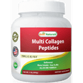 thumbnail image 1 of (2 pack) Best Naturals Multiple Collagen Peptides Protein Unflavored - Grass Fed, Type I, II, III, V, X - 1 lb, 1 of 9