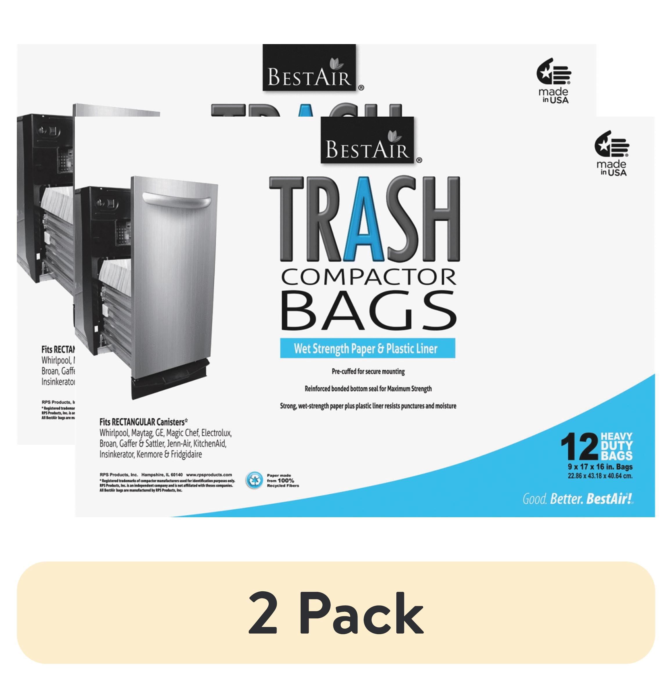 (2 pack) BestAir Compactor Bags