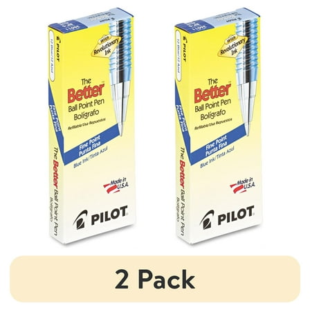 Pilot Better Ball Point Stick Pen Blue Ink .7mm Dozen 36011