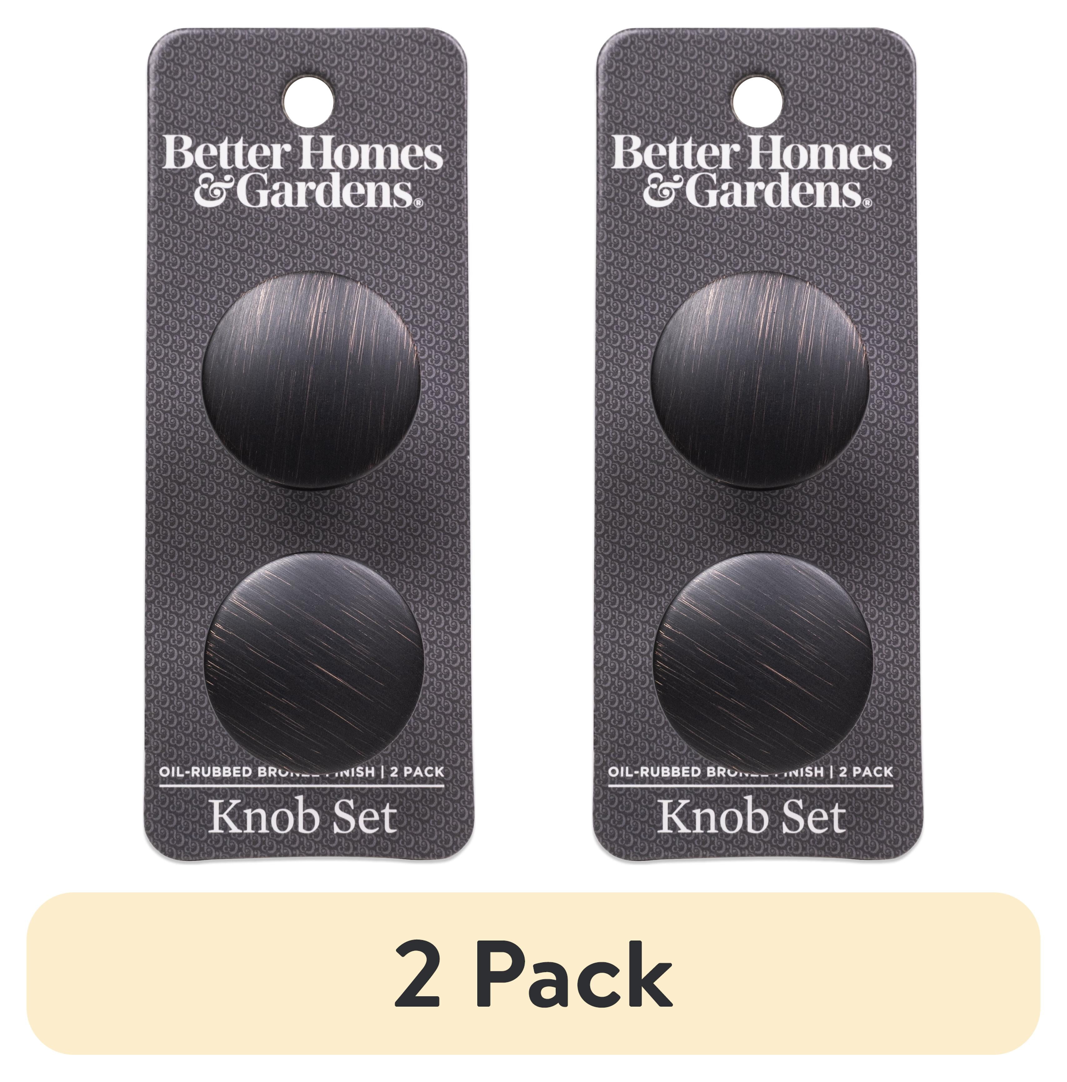 (2 pack) Better Homes & Gardens 1-1/4" (32mm) (5oz) Modern Knob, Oil Rubbed Bronze, 2 Pack