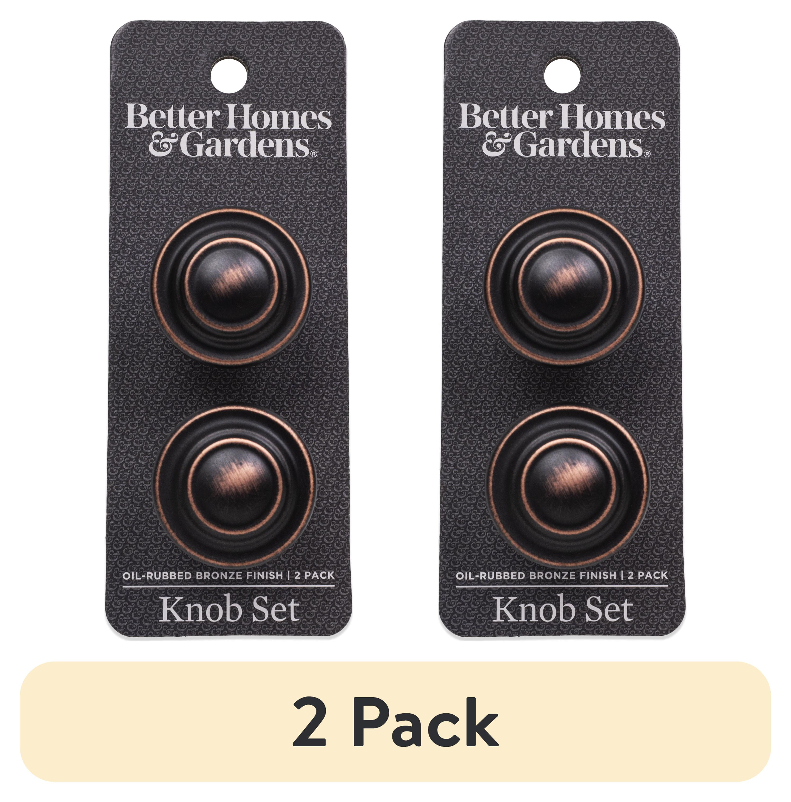 (2 pack) Better Homes & Gardens 1-5/16" (33mm) Turned Knob, Oil Rubbed Bronze, 2 Pack