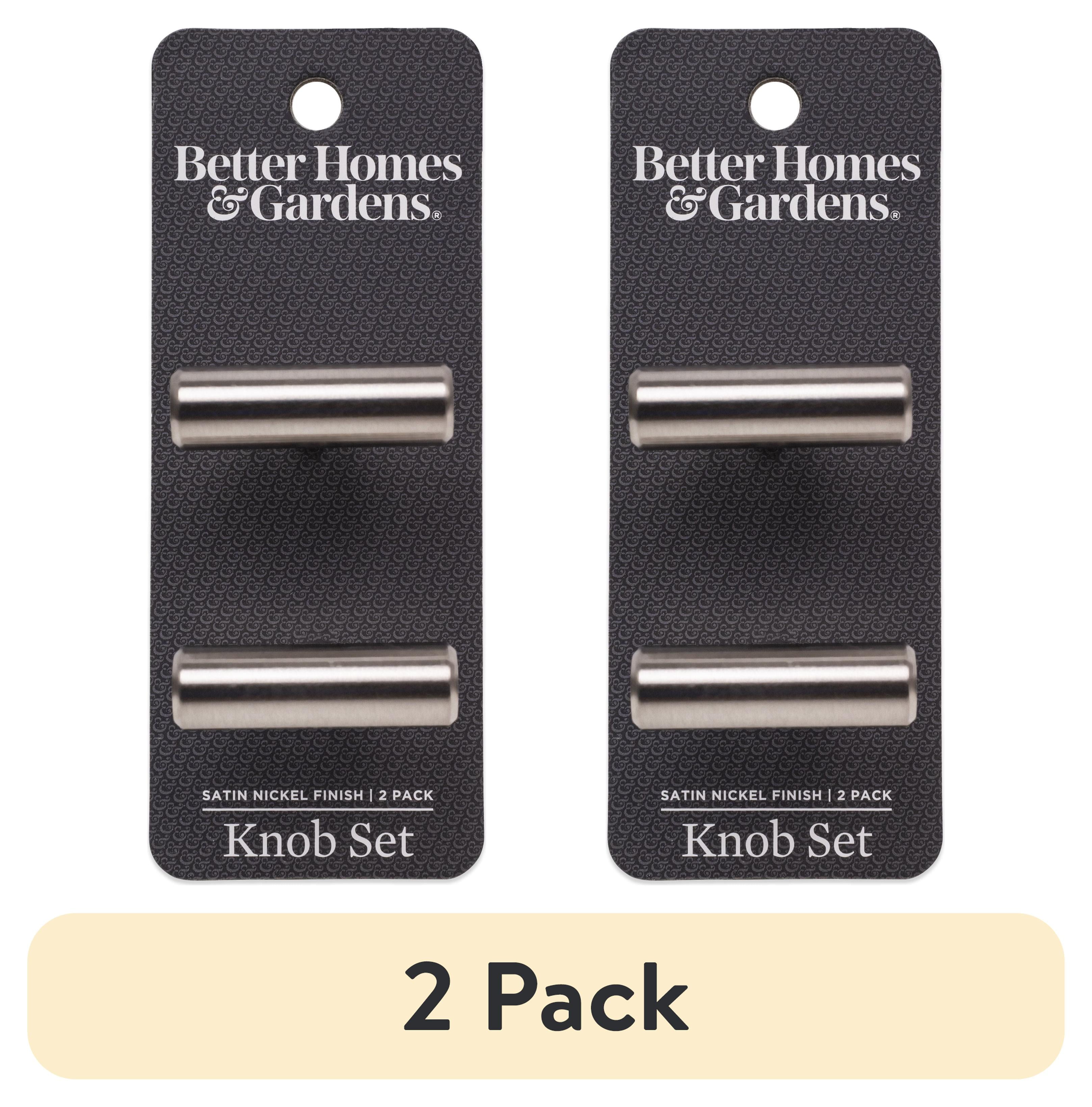 (2 pack) Better Homes & Gardens 1-9/16" (40 mm) Bar Knob, Satin Nickel, 2 Pack