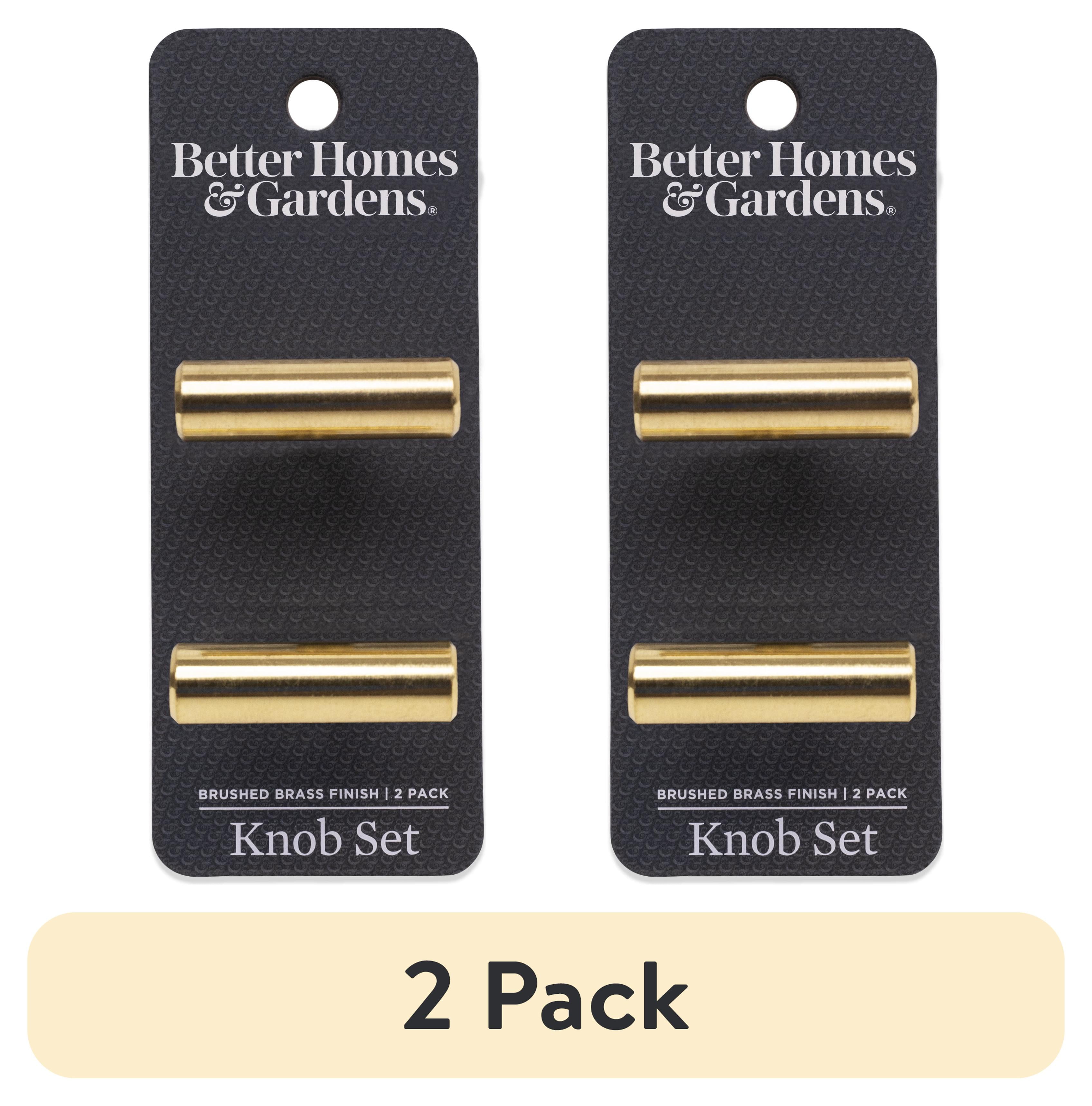 (2 pack) Better Homes & Gardens 1-9/16" (40mm) Bar Knob, Brushed Brass, 2 Pack
