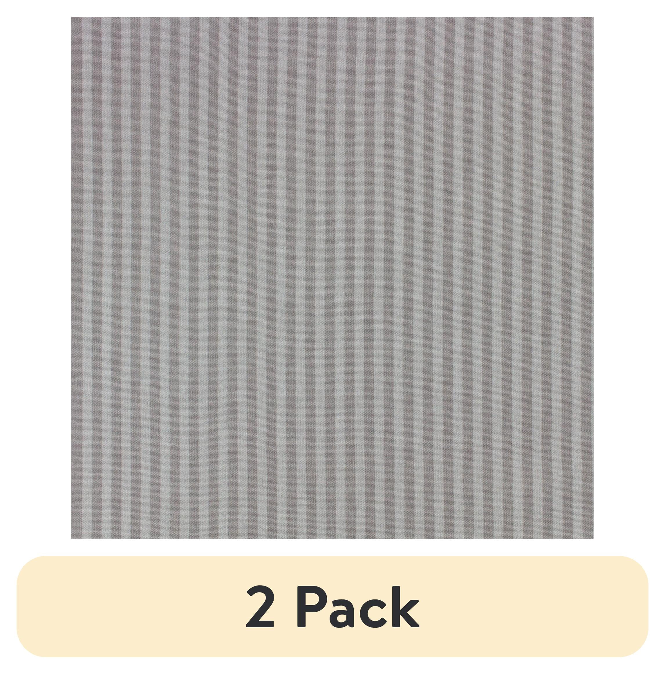 (2 pack) Better Homes & Gardens 100% Cotton Classic Stripe Beige, 2 Yard Precut Fabric