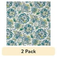 thumbnail image 1 of (2 pack) Better Homes & Gardens 100% Cotton Jacobean Teal, 2 Yard Precut Fabric, 1 of 6