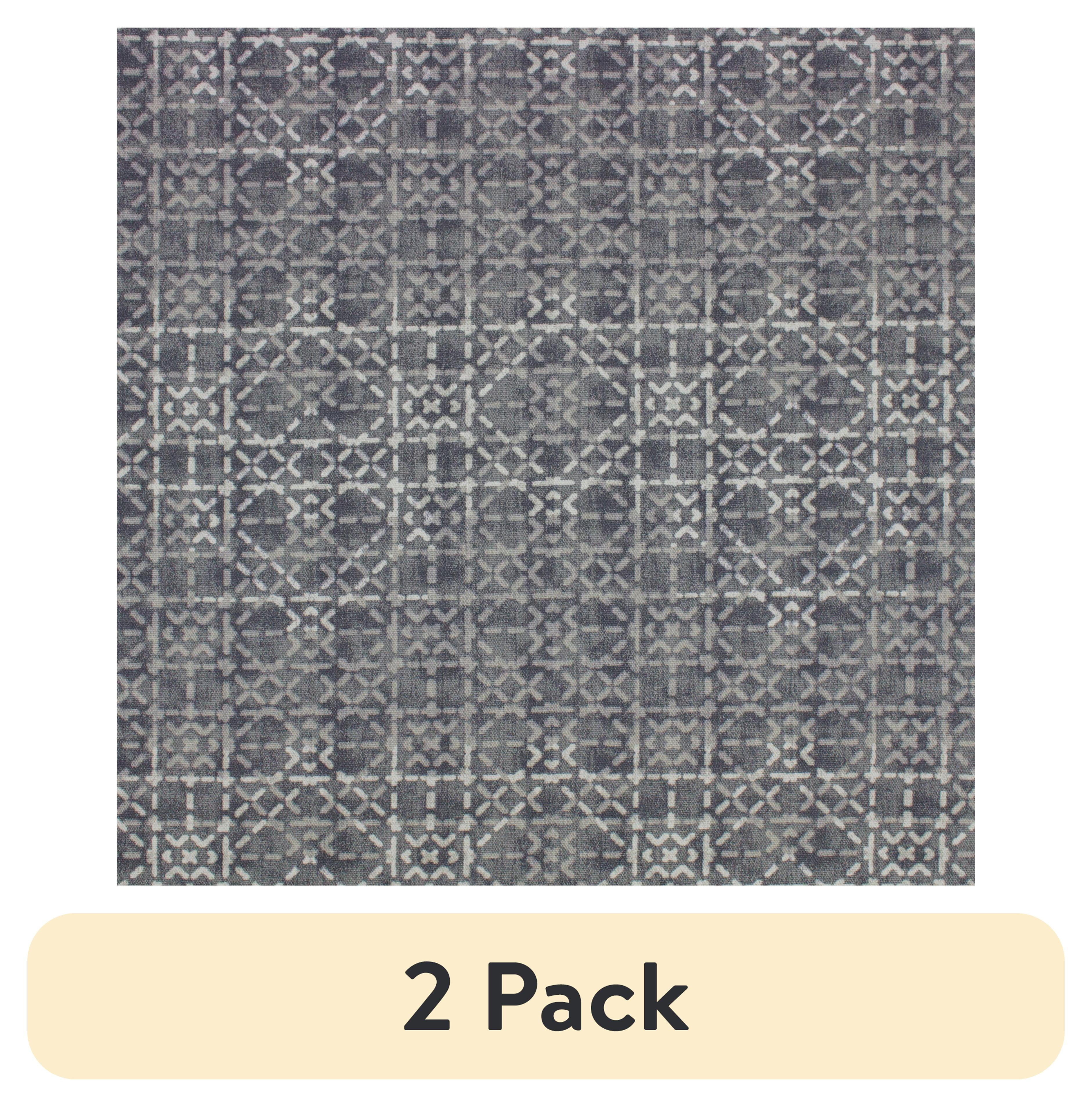 (2 pack) Better Homes & Gardens 100% Cotton Micro Trellis Grey, 2 Yard Precut Fabric