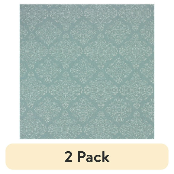 (2 pack) Better Homes & Gardens 100% Cotton Ogee Diamond Spa, 2 Yard Precut Fabric