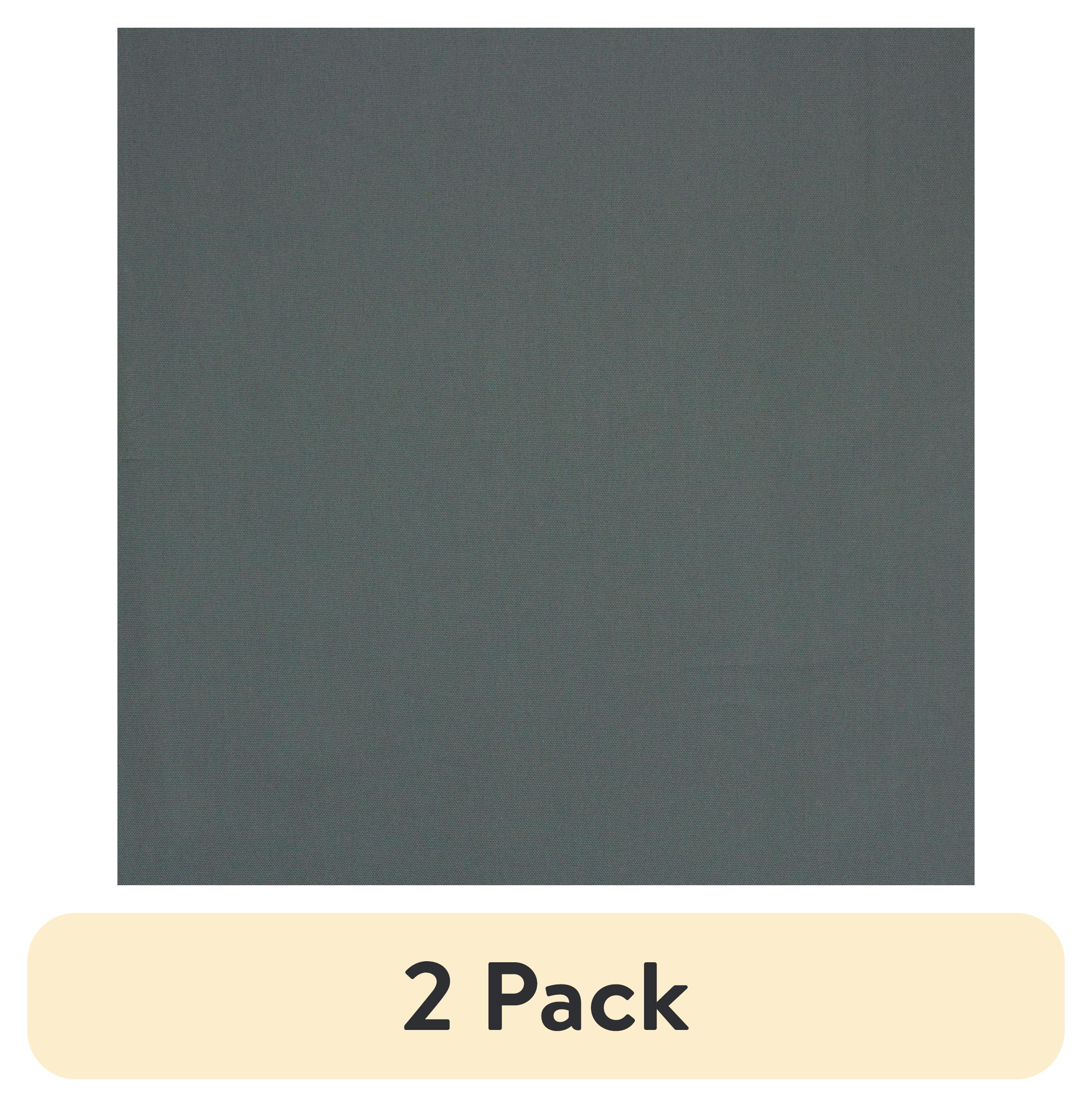 (2 pack) Better Homes & Gardens 100% Cotton Solid Dark Grey, 2 Yard Precut Fabric