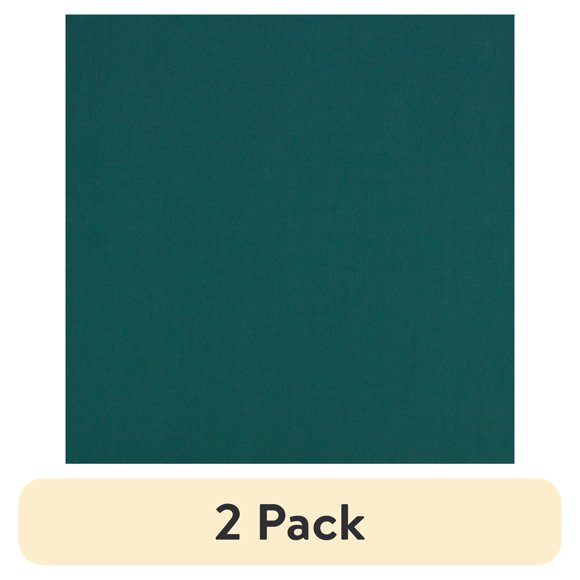 (2 pack) Better Homes & Gardens 100% Cotton Solid Teal, 2 Yard Precut Fabric