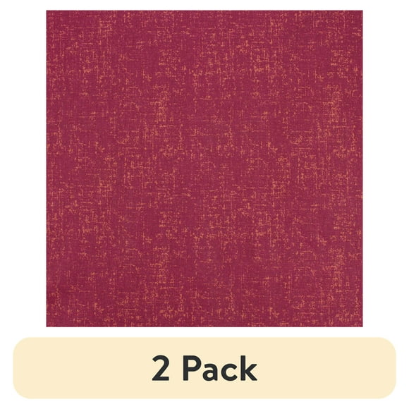 (2 pack) Better Homes & Gardens 100% Cotton Texture Solid Merlot, 2 Yard Precut Fabric