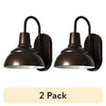 thumbnail image 1 of (2 pack) Better Homes & Gardens 11" Farmhouse Indoor Wall Sconce Light, Bronze Finishes, Bulb Not Included, 1 of 13