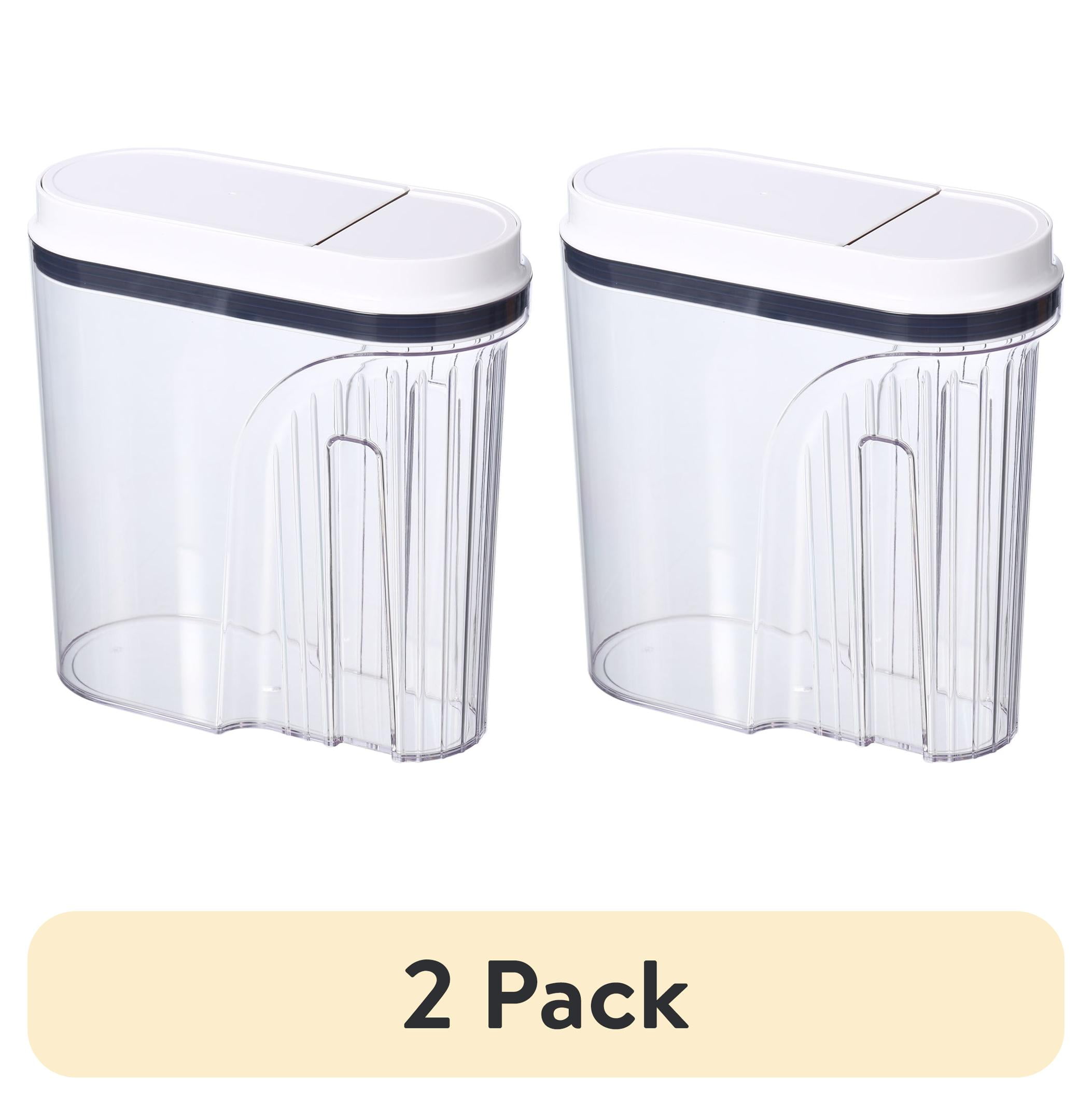 (2 pack) Better Homes & Gardens 19-Cup Cereal Container - Walmart.com
