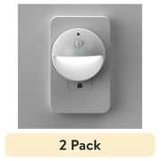 (2 pack) Better Homes & Gardens 2.65"H LED Daylight Night Light, Dusk to Dawn, High-Low Mode Motion Activated
