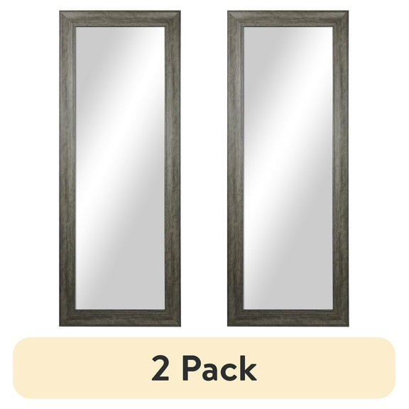 (2 pack) Better Homes & Gardens 27x70 Rectangle Large Full-Length Floor Mirror for Bedroom or Entryway