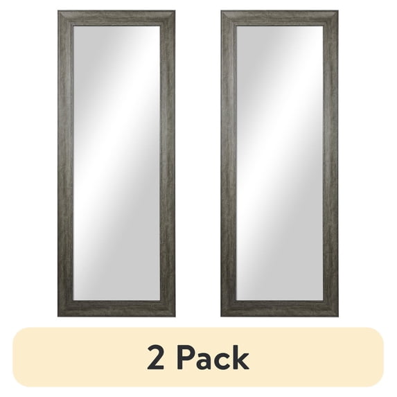 (2 pack) Better Homes & Gardens 27x70 Rectangle Large Full-Length Floor Mirror for Bedroom or Entryway