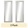 thumbnail image 1 of (2 pack) Better Homes & Gardens 27x70 White Rectangle Large Full-Length Floor Mirror for Bedroom or Entryway, 1 of 9