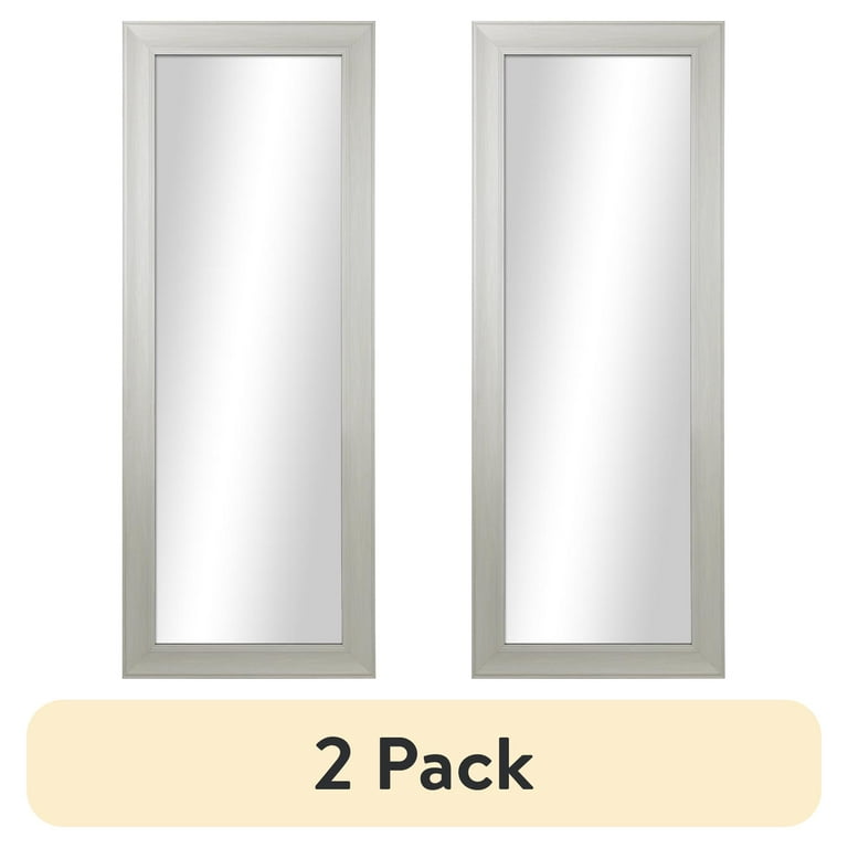 2 pack) Better Homes & Gardens 27x70 White Rectangle Large Full