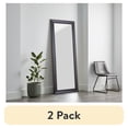 thumbnail image 1 of (2 pack) Better Homes & Gardens 27x70 Black Rectangle Large Full-Length Floor Mirror for Bedroom or Entryway, 1 of 9