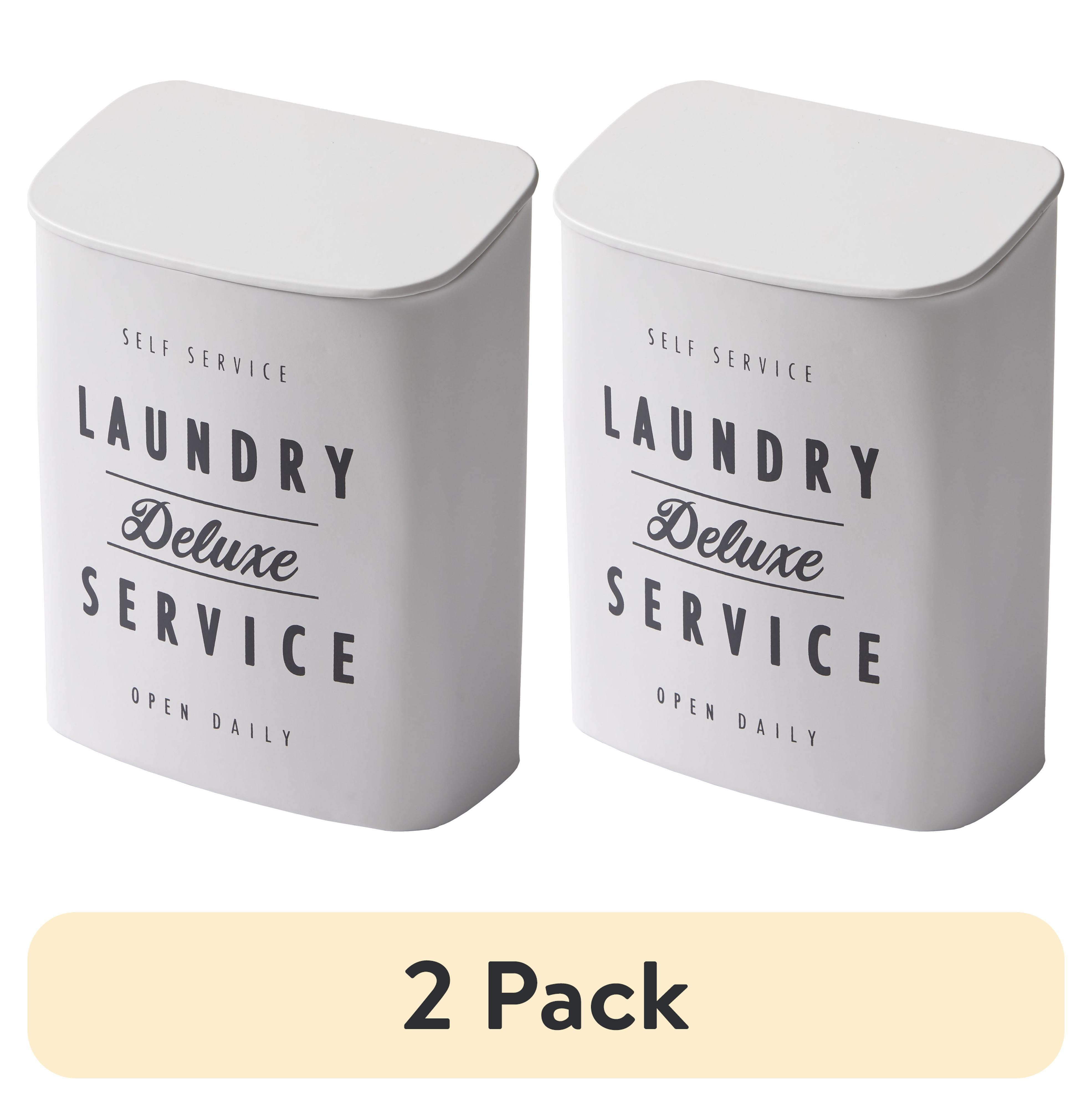 (1 pack) Better Homes & Gardens 3-Piece Magnetic Metal Laundry Lint Bin Set, Adult