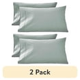 thumbnail image 1 of (2 pack) Better Homes & Gardens 300 Thread Count Green River Cotton Percale Pillowcases, Queen (2 Count), 1 of 8