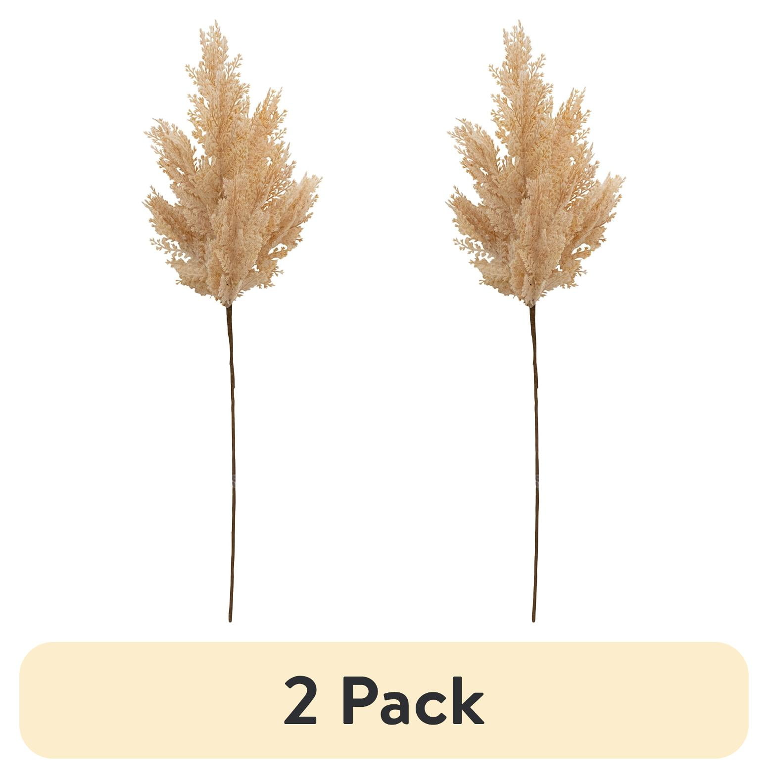 (2 pack) Better Homes & Gardens 33" Artificial Dried Pampas Stem