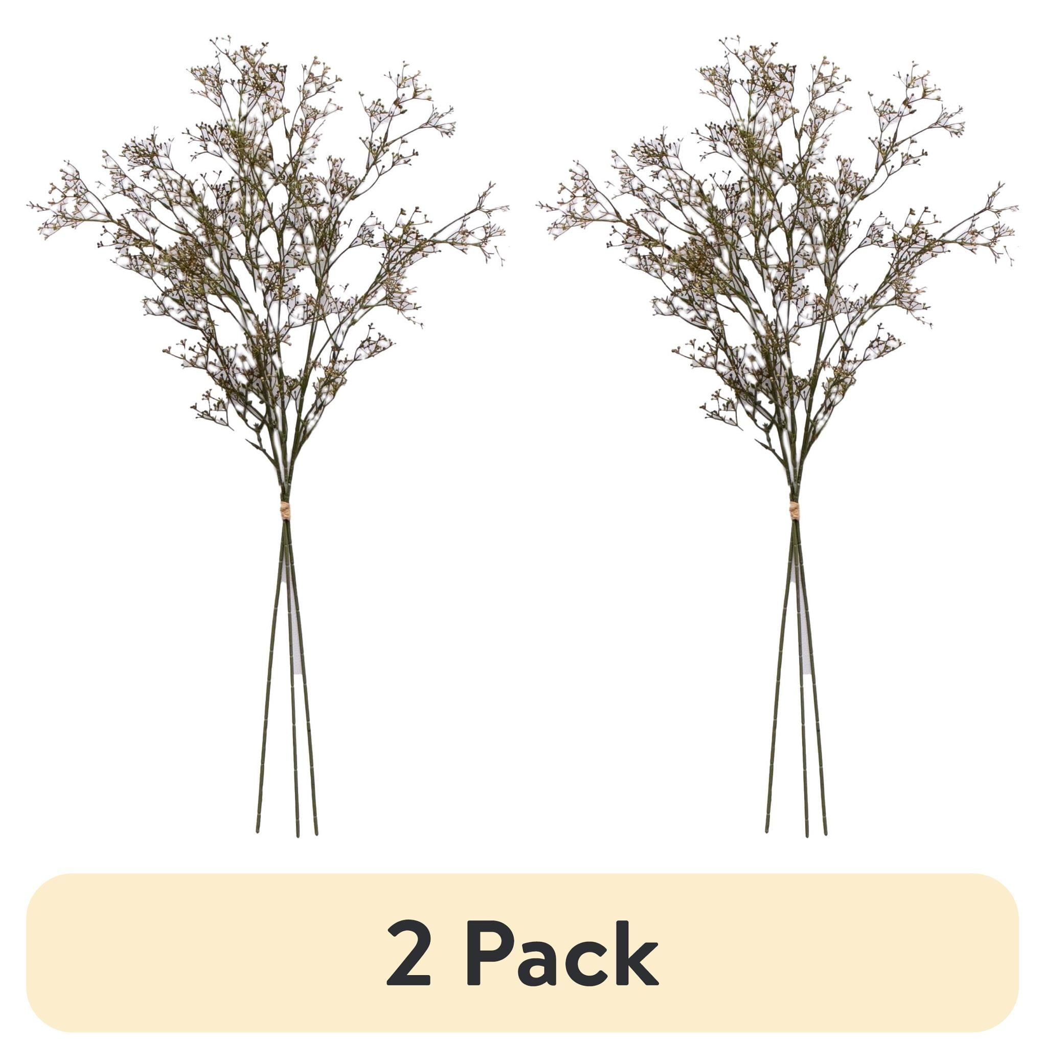 (2 pack) Better Homes & Gardens 33"H Artificial Indoor Dried Rice Stem Bundle, Set of 3