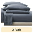 thumbnail image 1 of (2 pack) Better Homes & Gardens 2-Piece 400 Thread Count Blue Moonlight Performance HYGROCOTTON® Pillowcase Set, King, 1 of 10