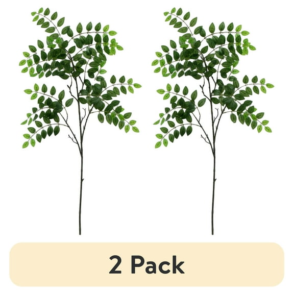 (2 pack) Better Homes & Gardens 42" Artificial Moringa Branch Stem