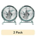 thumbnail image 1 of (2 pack) Better Homes & Gardens 5" 3-Speed Mint Retro Personal Metal Drum Fan, 1 of 11