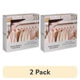 thumbnail image 1 of (2 pack) Better Homes & Gardens Adult Clothing Hangers, Pink, Non-Slip Velvet, Ultra Slim, 30 Count, 1 of 8
