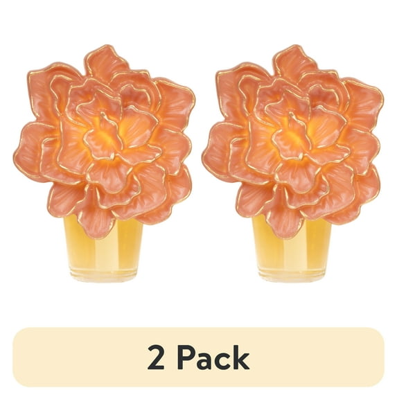 (2 pack) Better Homes & Gardens Aroma Accent Fragrance Plug, Gilded Rose