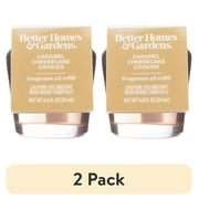 (2 pack) Better Homes & Gardens Aroma Accents Oil Refill 24 mL, Caramel Cheesecake Cookies