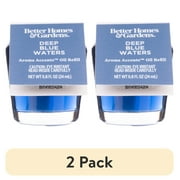 (2 pack) Better Homes & Gardens Aroma Accents Oil Refill 24 mL, Deep Blue Waters