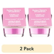 (2 pack) Better Homes & Gardens Aroma Accents Oil Refill, Vanilla Orchid