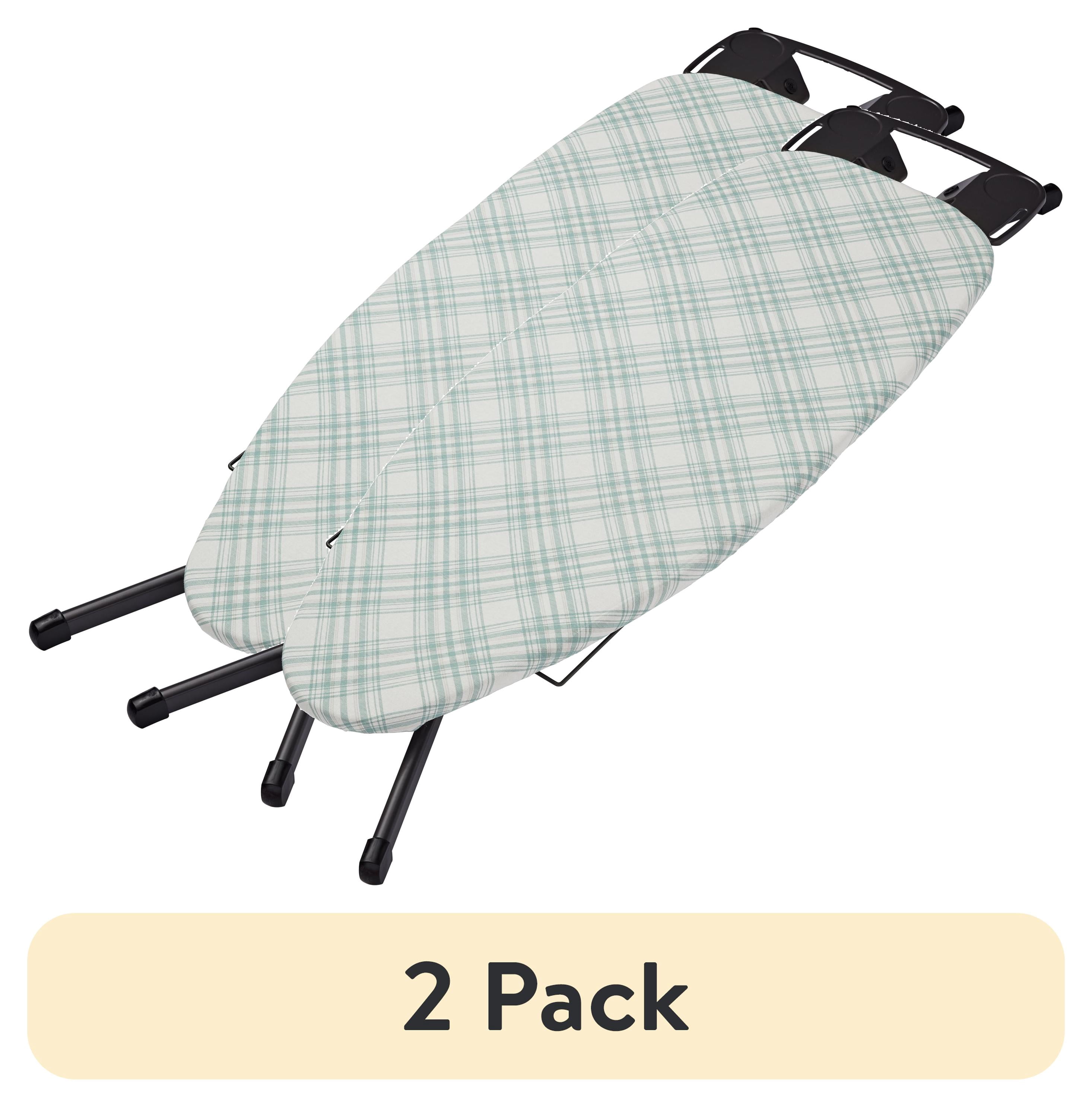 (2 pack) Better Homes & Gardens Bias Plaid Reversible Ironing Board Cover