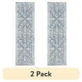thumbnail interactive-video image 1 of (2 pack) Better Homes and Gardens Blue Persian Non-Skid Runner Rug - 24"x84", 1 of 14