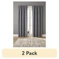 thumbnail image 1 of (2 pack) Better Homes & Gardens Boucle Blackout Curtain Panel, 1-Piece, Indigo, 50" W x 84" L, 1 of 6