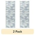 thumbnail image 1 of (2 pack) Better Homes & Gardens Broken Ikat Runner Washable Non-Skid Area Rug, Blue, 2'5" x 7', 1 of 8