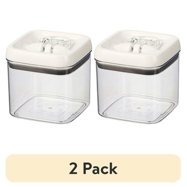 (2 pack) Better Homes & Gardens Canister - 4.5 Cup Flip-Tite® Square Food Storage Container