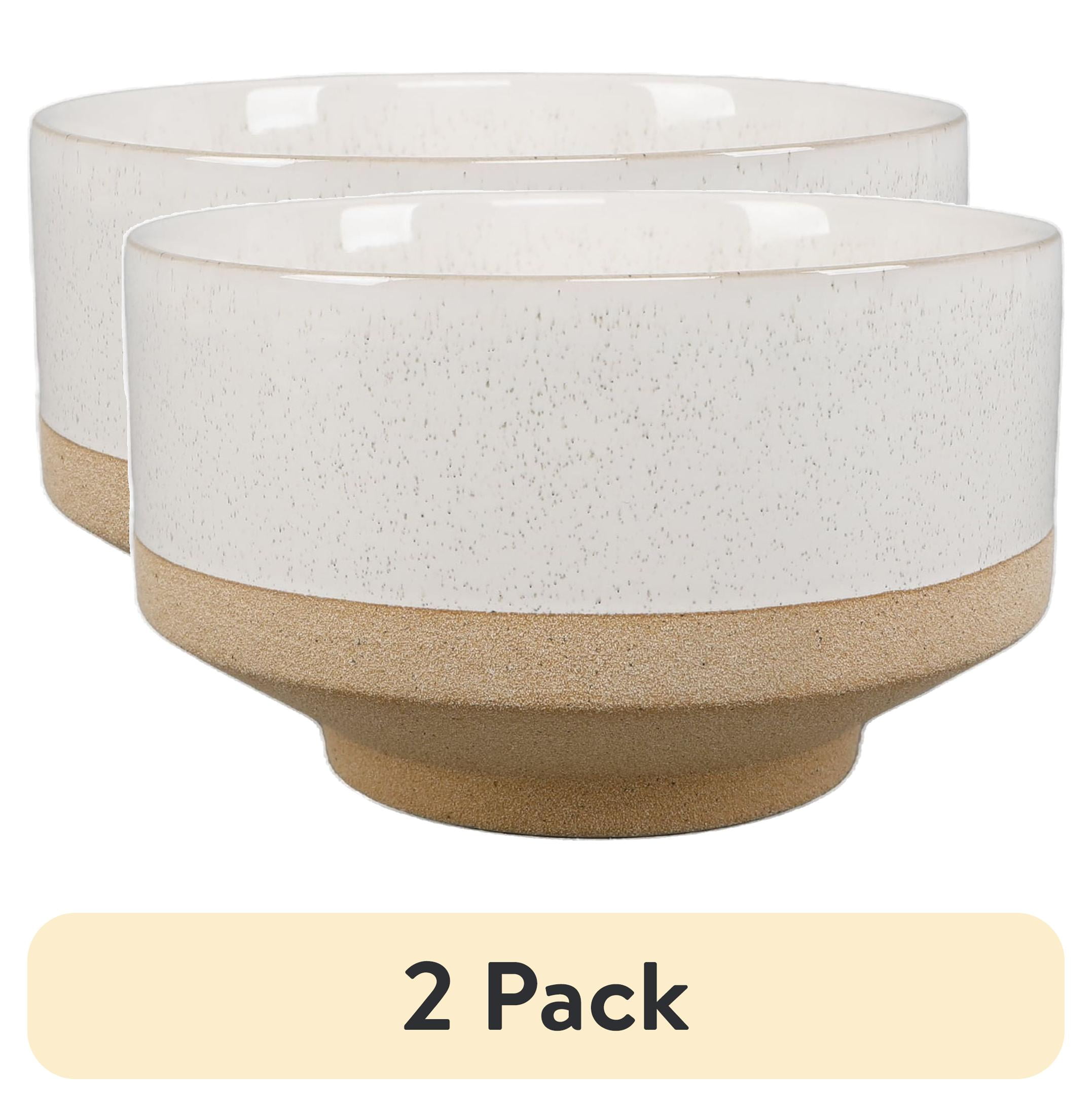 (2 pack) Better Homes & Gardens Charlotte Planter 7 IN Dia X 4.25 IN H