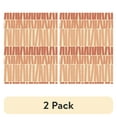 thumbnail image 1 of (2 pack) Better Homes & Gardens Coral Gwen Stripe Peel and Stick Wallpaper, 20.5" x 18', 1 of 8