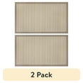 thumbnail interactive-video image 1 of (2 pack) Better Homes & Gardens Gray Woven Polypropylene 20" x 34" Indoor Kitchen Rug, 1 of 9