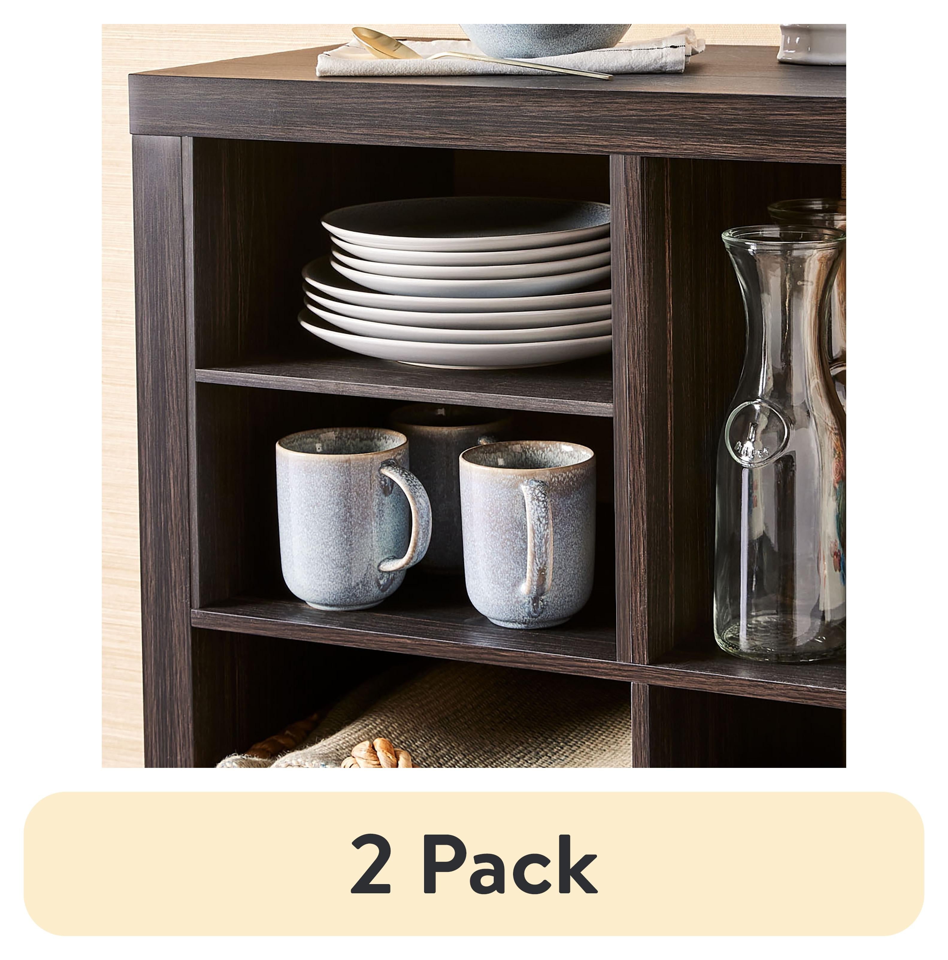 2 pack) Better Homes & Gardens H Shelf Insert for Cube Organizers